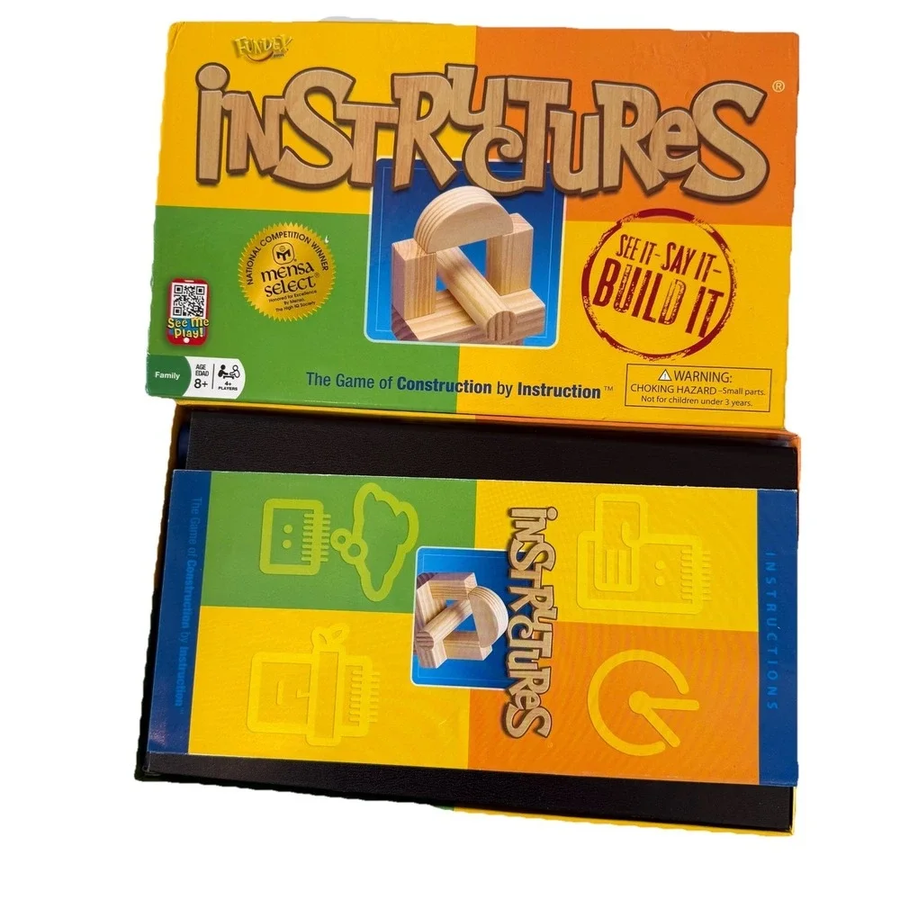 Instructures Game of Construction by‎ Instruction by Fundex Mensa Building Game